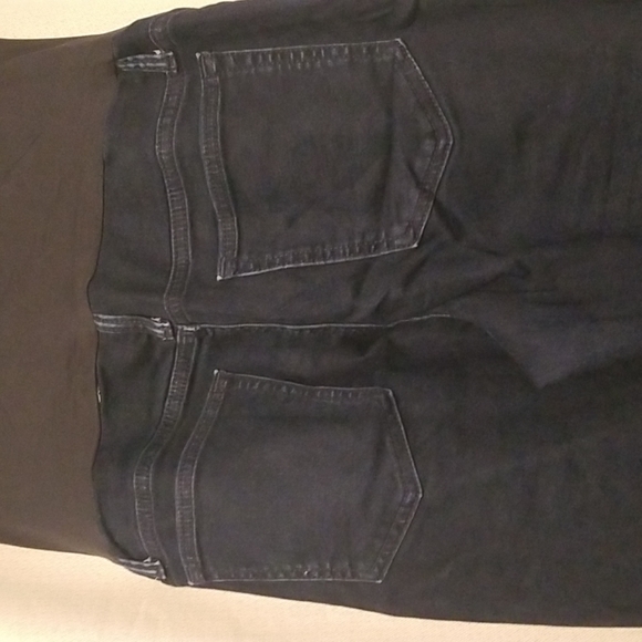 a:glow maternity dark blue skinny jeggings size 8 like new - great condition - Picture 2 of 3
